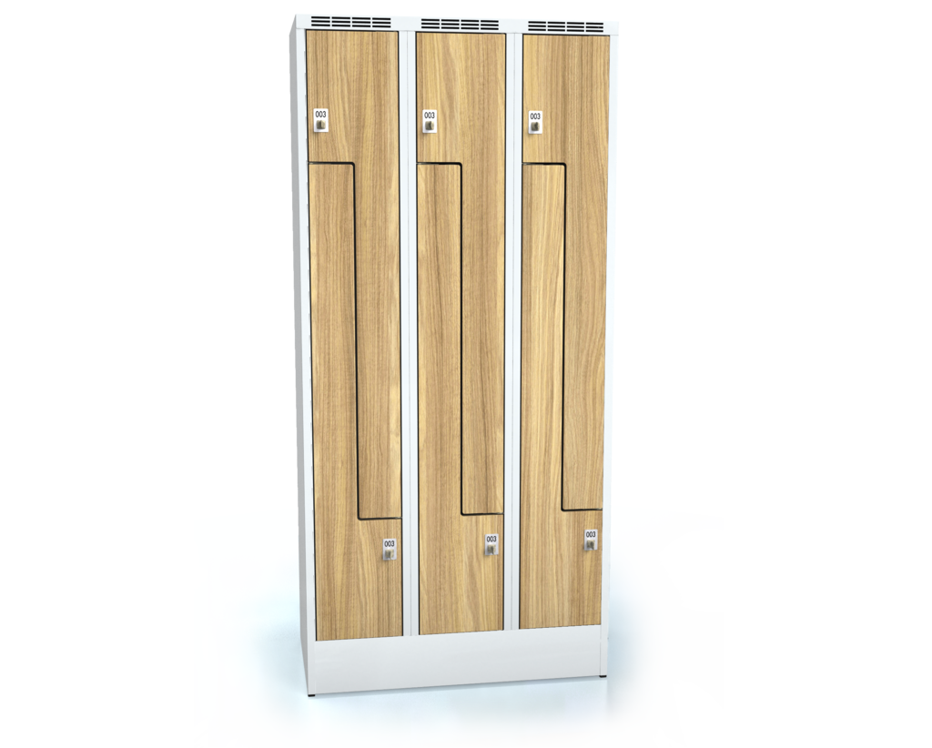 Cloakroom locker Z-shaped doors ALDERA 1920 x 900 x 500